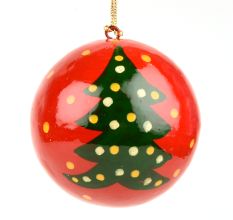 Santa Clause Hand Painted Christmas Ornament