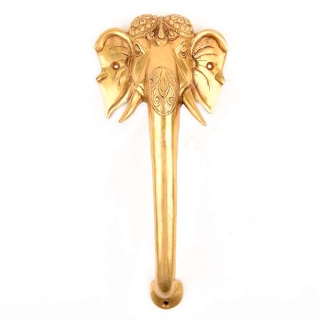 Brass Tuskar Ganesha Door Handle