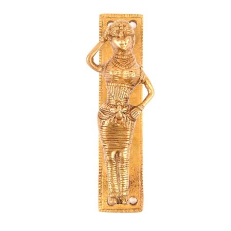 Handmade Brass Tribal Women Door Handle