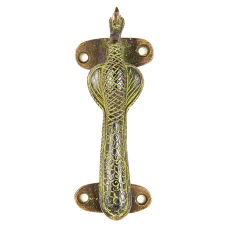Brass Bronze Peacock Door Handle