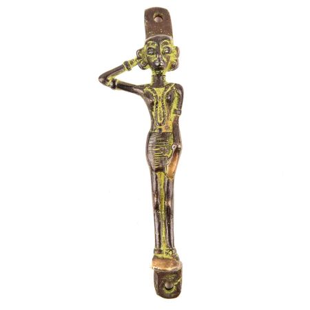 Bronze Tribal Female Figurine Door Handle