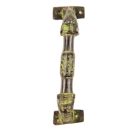 Black Bronze Tiger Design Door Handle