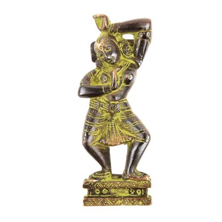 Black Tribal Girl In Graceful Oose Indian Dance