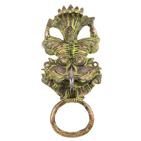 Black Bronze Demon Face Door Knocker