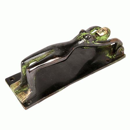 Patina Lady Figurine Door Knocker