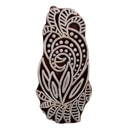 Set of 1 Piece New Wooden Printing Block