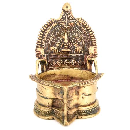 Handmade Brass Lakshmi Oil Lamp