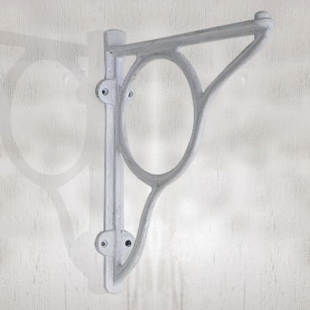 White Shelves Brackets-02 (set of 2 pcs)