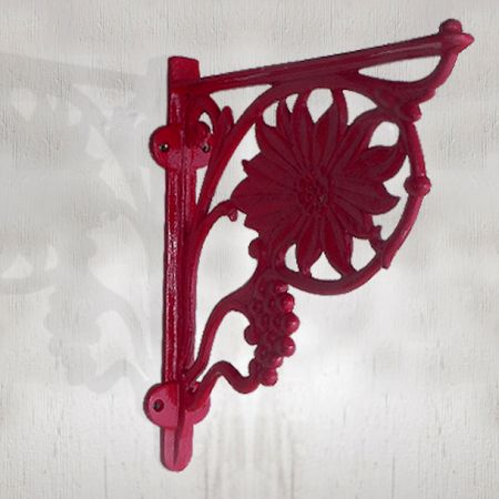 Red Shelves Brackets-08 (set of 2 pcs)