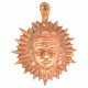 Surya Dev ( Sun God) Bronze Wall Hanging(Set of 1 Piece)