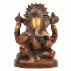 Seated Bronze Elephant God Ganesh Statue