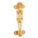 Carved Tribal Figurine Golden Door Handle