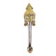 Brass Black Man with Long Neck Door Handle