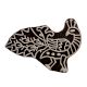 Set of 1 Piece New Wooden Printing Block