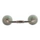 Sage Green Etched Dot Ceramic Bridge Handle