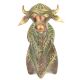 Brass Nandi Bull Sitting Statue