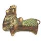 Brass Nandi Bull Sitting Statue