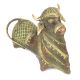 Sitting Nandi Brass Figurine in Brass
