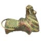 Sitting Nandi Brass Figurine in Brass
