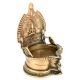 Bronze Gajalakshmi Vilakku (Lamp) for Diwali Celebration