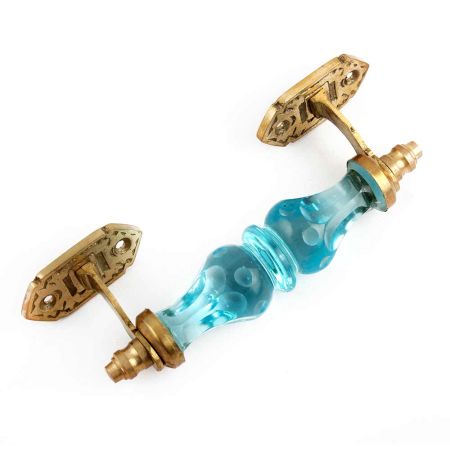 Water Glass Big Gold Door Handles
