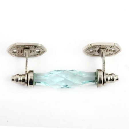 Water Small Silver Door Handles