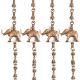 Swing Chain With Animal Figure Brass Metal Made (Set Of 4 Piece)