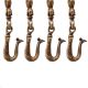 Brass Swing Chain Set With Handmade Statue (Set Of 4 Piece)
