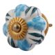 Multicolor Leaf Ceramic Melon Cabinet Knob Online