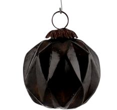 Set Of 4 Piece Chocolate Solid Box Cut Christmas Hanging