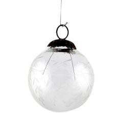 Set Of 4 Piece Clear Grapes Cut Christmas Hanging