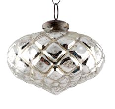 Set Of 3 Piece Antique Turnip Box Cut Christmas Hanging