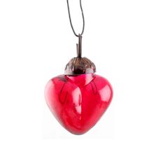 Pink Heart Tiny Christmas Hanging Online