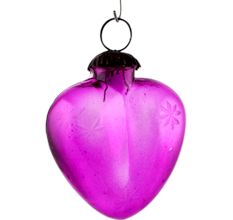 Set Of 4 Piece Pink Star Cut Christmas Hanging