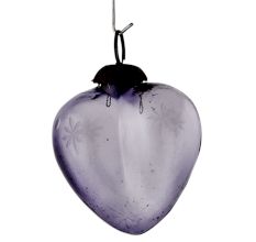 Set Of 4 Piece Light Purple Star Cut Christmas Hanging