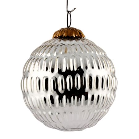 Set Of 4 Piece Round Antique Christmas Hanging