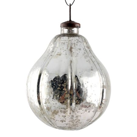 Set Of 3 Piece Antique Papaya Christmas Ornament