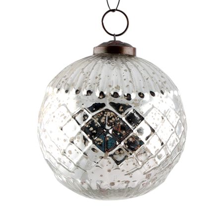 Set Of 3 Piece Antique Round Cut Christmas Ornament