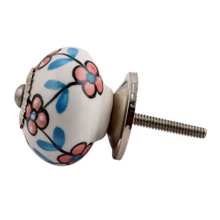 Peach Tiny Ceramic Cabinet Knobs Online