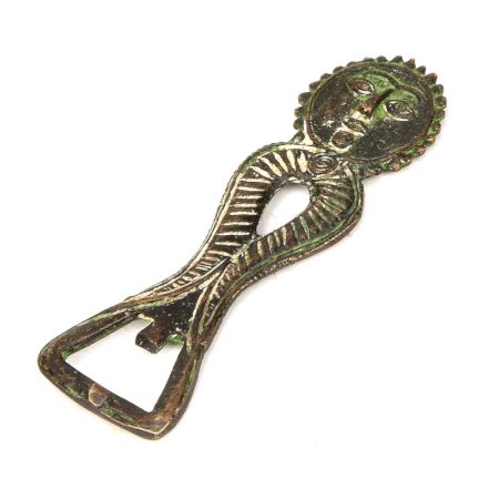 Bronze Tribal Face Bottle Opener
