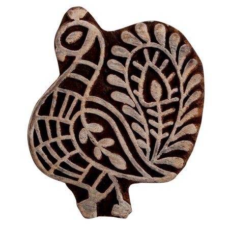 Set of 1 Piece New Wooden Printing Block