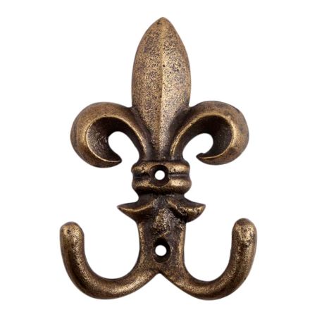Fleur De Lis Iron Hooks-2
