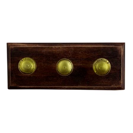 Lime Flat Drawer Glass Wooden Hooks