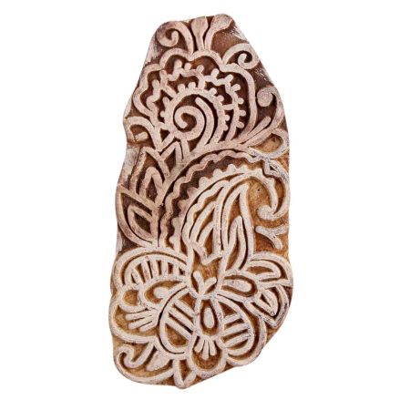 Set of 1 Piece New Wooden Printing Block