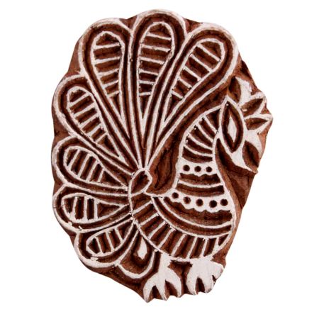 Set of 1 Piece New Wooden Printing Block