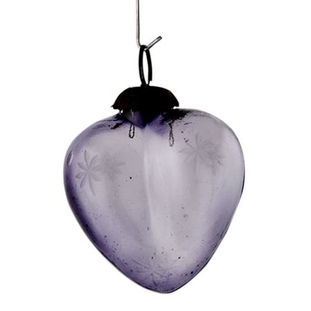 Set Of 4 Piece Light Purple Star Cut Christmas Hanging