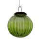 Set Of 4 Piece Green Solid Melon Christmas Hanging