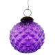 Set Of 4 Piece Purple Solid Custard Apple Christmas Hanging