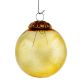 Set Of 4 Piece Yellow Round leaf Christmas Hanging
