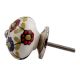 Blue Red Sunflower Ceramic Cabinet Knob Online